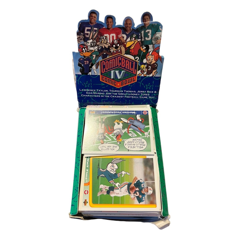1992 UPPER DECK COMICBALL COMIC BOWL IV NFL FULL BOX COMPLETE SET?